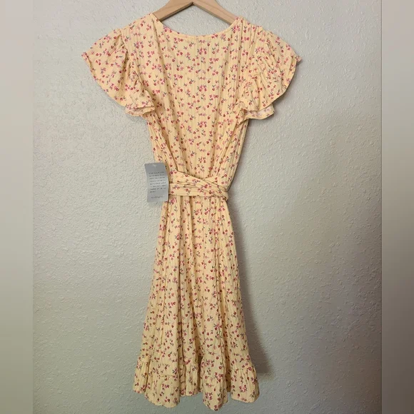 Spring Floral Ruffle Dress - Picture 2 of 3